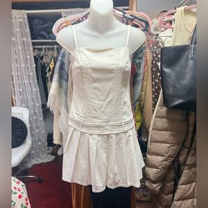 Wild Fable Cream Spaghetti Strap Dress